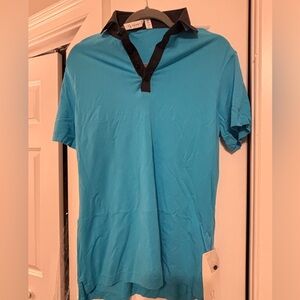 lululemon athletica Turquoise Polo Shirt NWT M